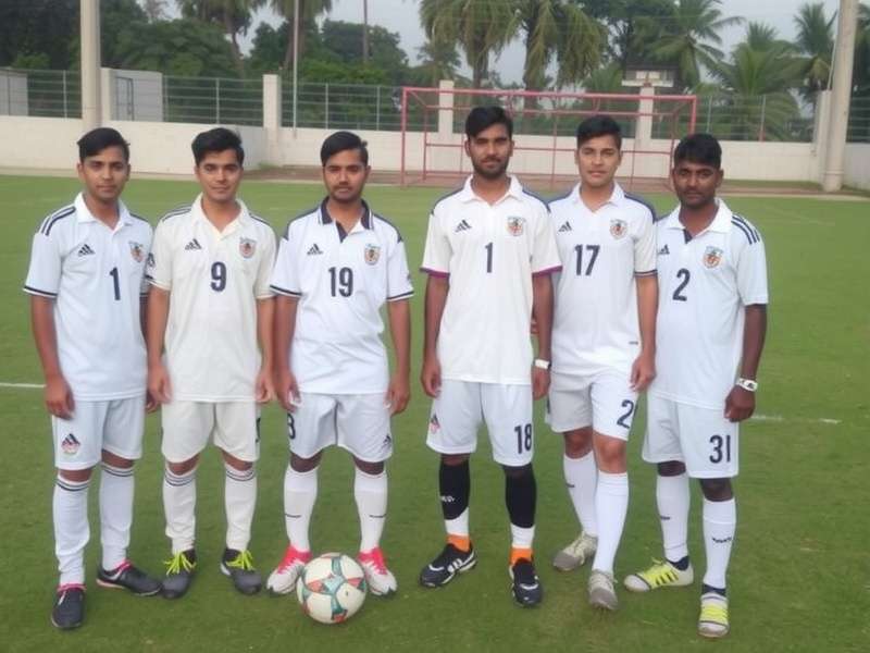 Baroda Football Academy team training session
