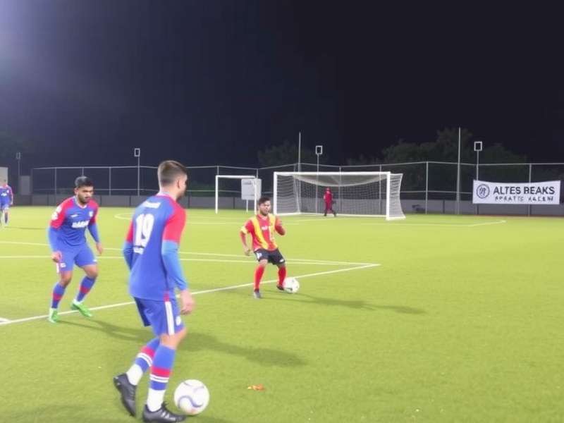 Goalkeeper specialized training session